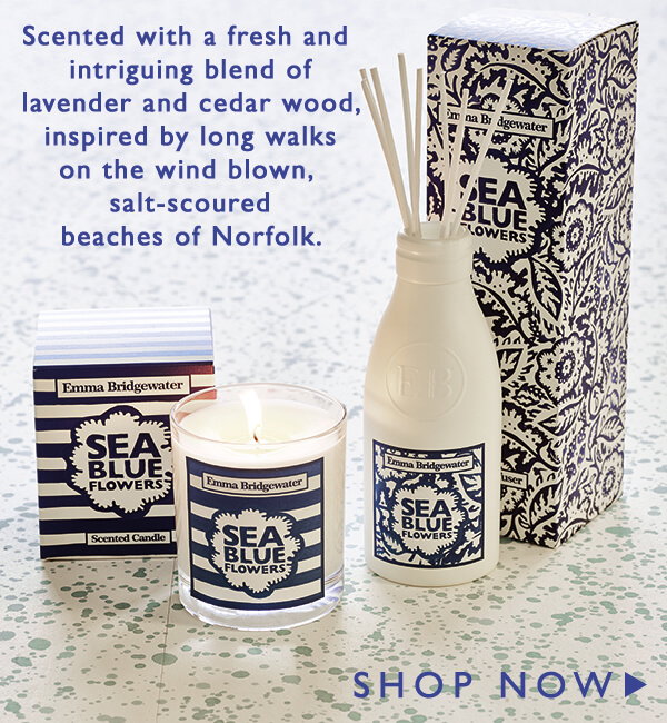 Scented with a fresh and  intriguing blend of lavender and cedar wood, inspired by long walks on the wind blown, salt-scoured beaches of Norfolk. SHOP NOW >