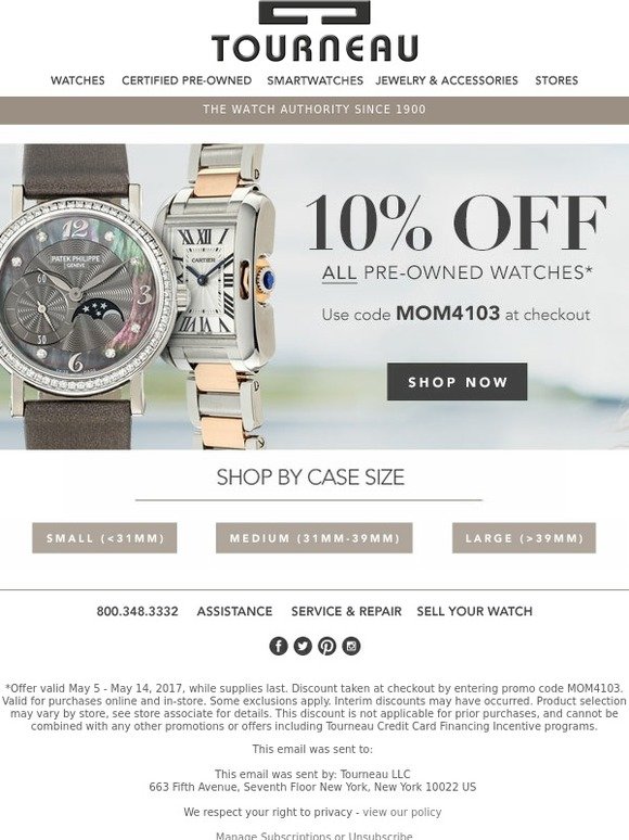 tourneau discount