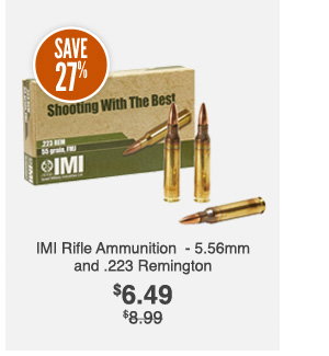 IMI Rifle Ammunition - 5.56mm and .223 Remington