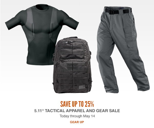 5.11 DAys Tactical apparel and gear sale