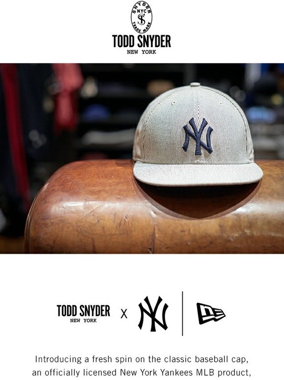 Todd Snyder: Just In! Todd Snyder x Yankees | New Era Cap | Milled