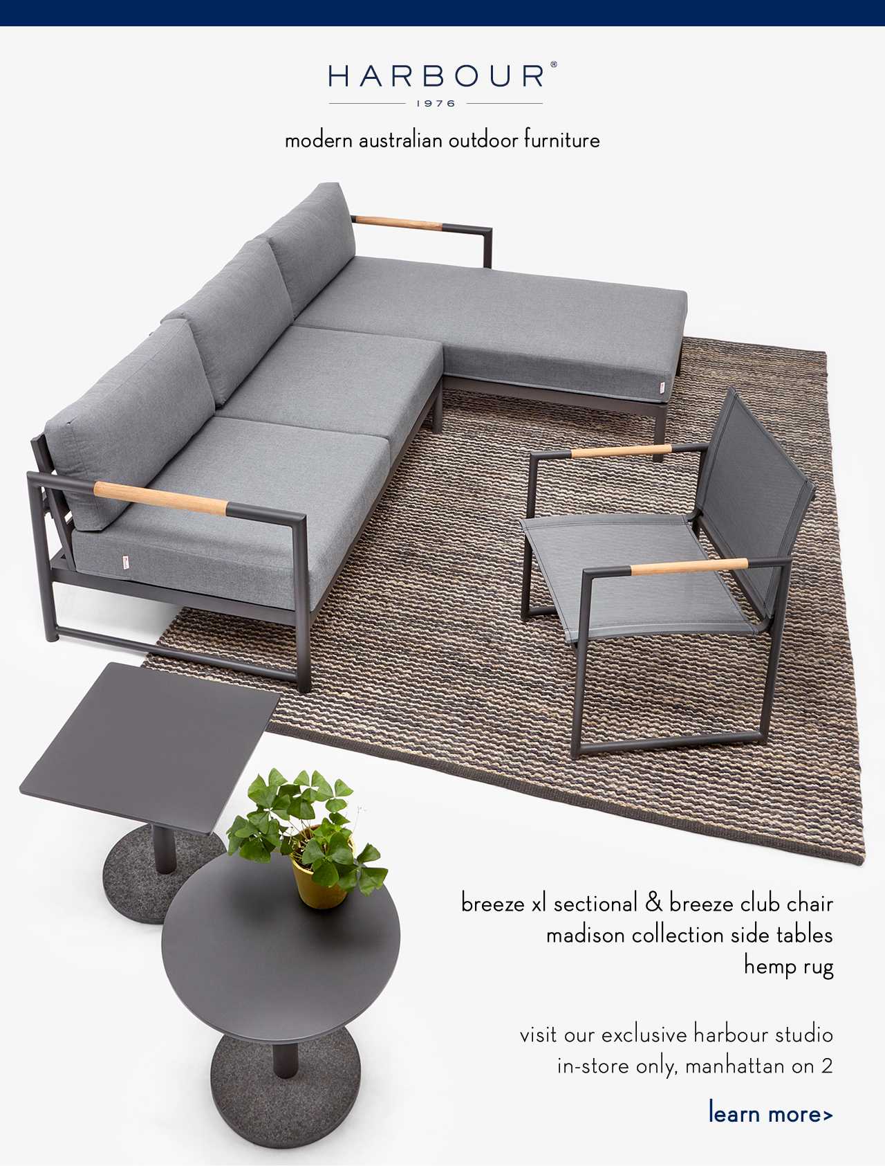 ABC Carpet & Home Outdoor Modern. Harbour Collection Milled