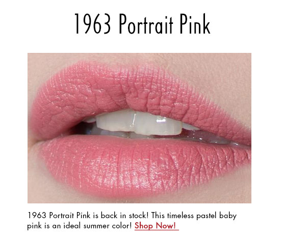 besame portrait pink lipstick