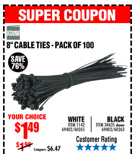 harbor freight zip tie coupon