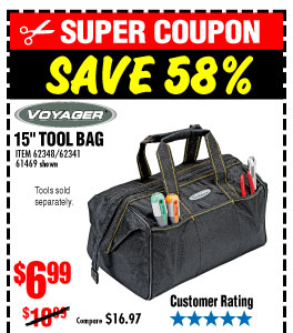 harbor freight cargo carrier bag