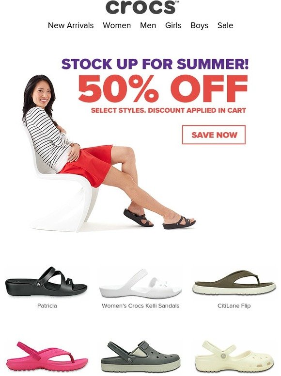 crocs summer sale