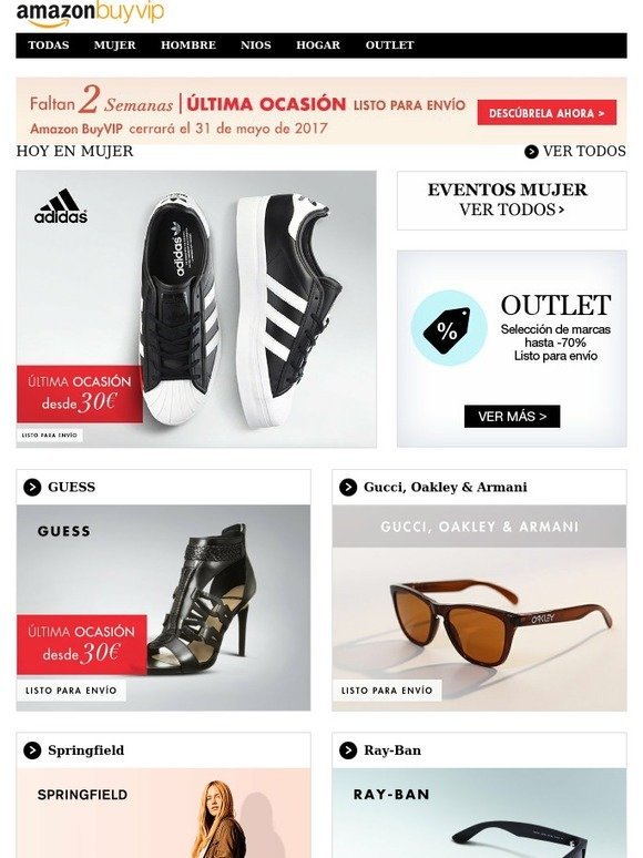 Amazon Buy VIP: adidas, Just Red Bags, CMP, Fendi & Jimmy Choo, Optima Naturals, Wellington, Missoni, Cavalli & Moschino Cheap and Chic, Made In Tory Burch up to -30%