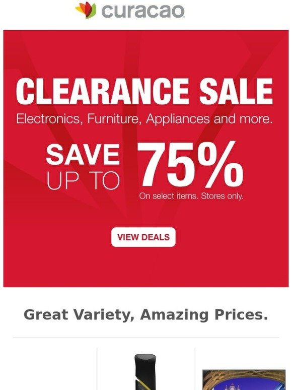 Clearance Sale! Up to 75 OFF on Your Favorite Brands