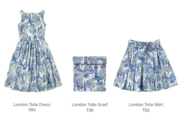 Cath Kidston Fall in love with London Toile Milled