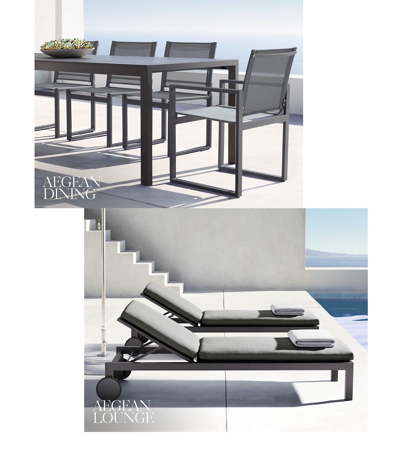 Restoration Hardware The Aegean Outdoor Collection by Nicholas