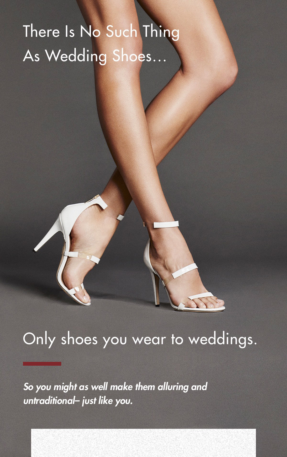 There Is No Such Thing As Wedding Shoes 