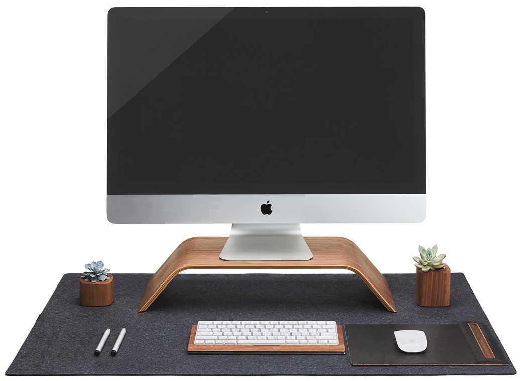 Grovemade Announcing the Wool Felt Desk Pad Milled