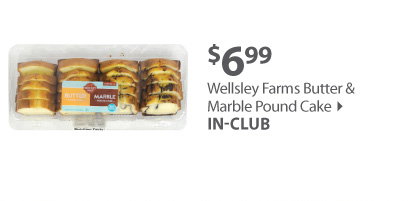 Wellsley Farm butter & Marble Pound Cake