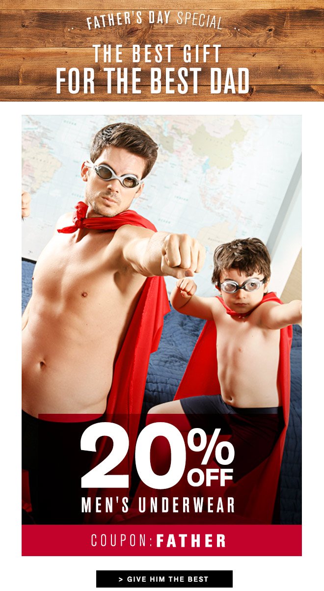 Leonisa: 20% OFF Men's Underwear > Father's Day!