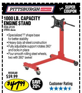 Featured image of post Harbor Freight Engine Hoist Coupon Welcome to our harbor freight tools coupons page explore the latest verified harborfreight com discounts and promos for october 2020