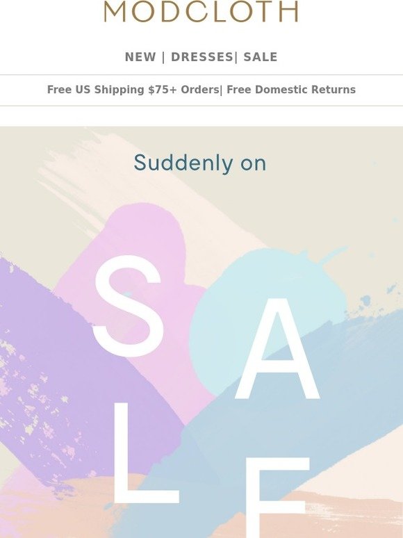 Modcloth: See what's suddenly on SALE! | Milled