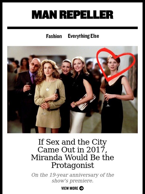 Man Repeller Miranda Hobbes Is The Best Character On Satc Milled