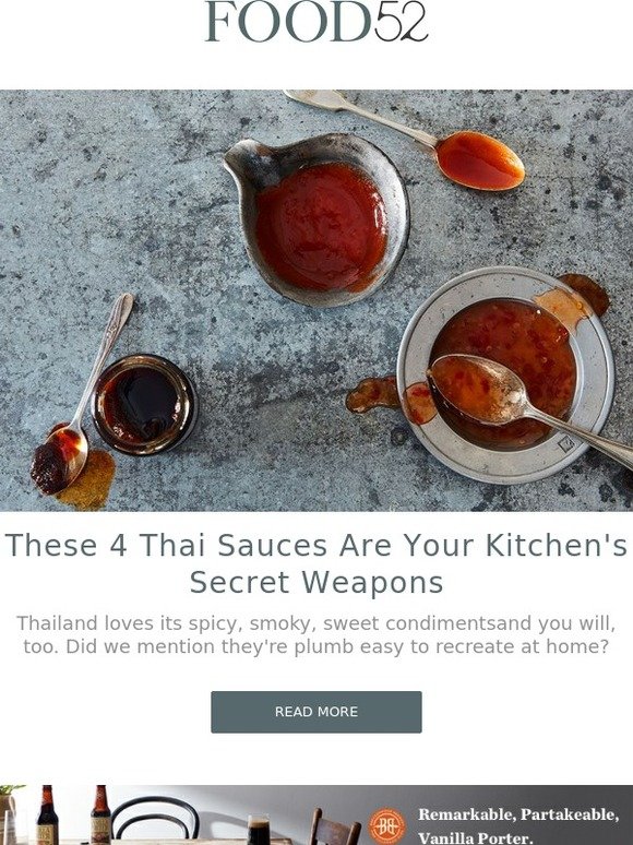 Food52 The *real* sriracha + 3 more killer Thai sauces that go with