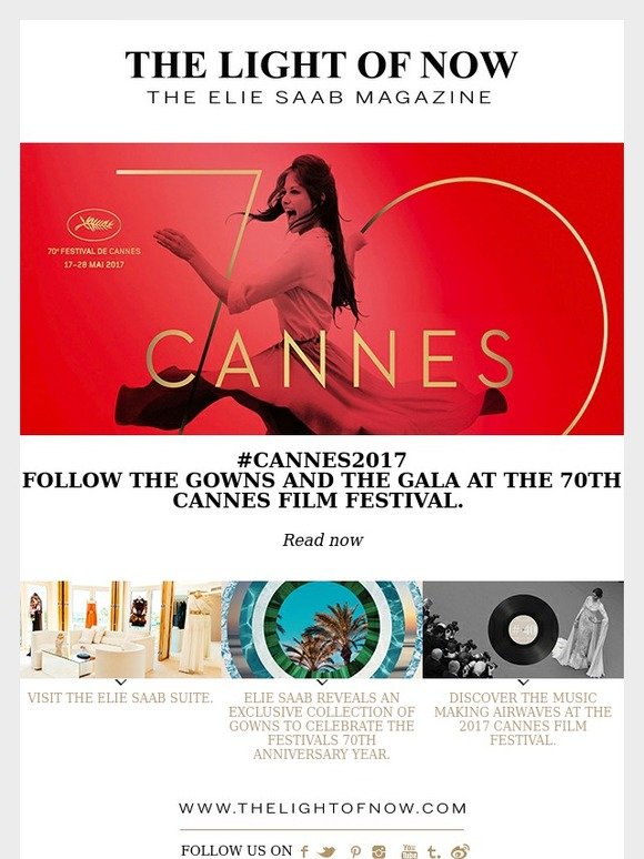 Discover ELIE SAAB at the 70th Cannes Film Festival