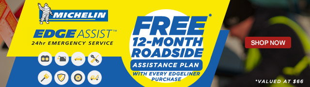 Michelin | Free 12 Month EdgeAssist Roadside Assistance with every Edgeliner Purchase | Ends 12/31/17