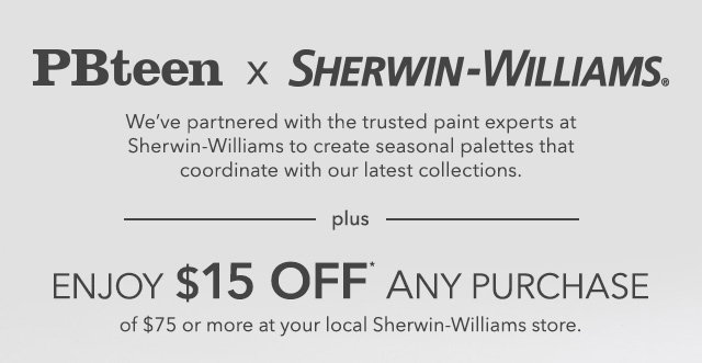 PBteen x SHERWIN–WILLIAMS
