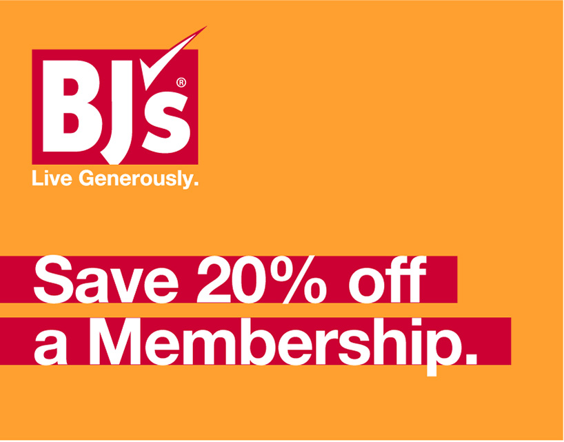 BJs Wholesale Club Save 20 off a BJ's Membership just 40 Milled