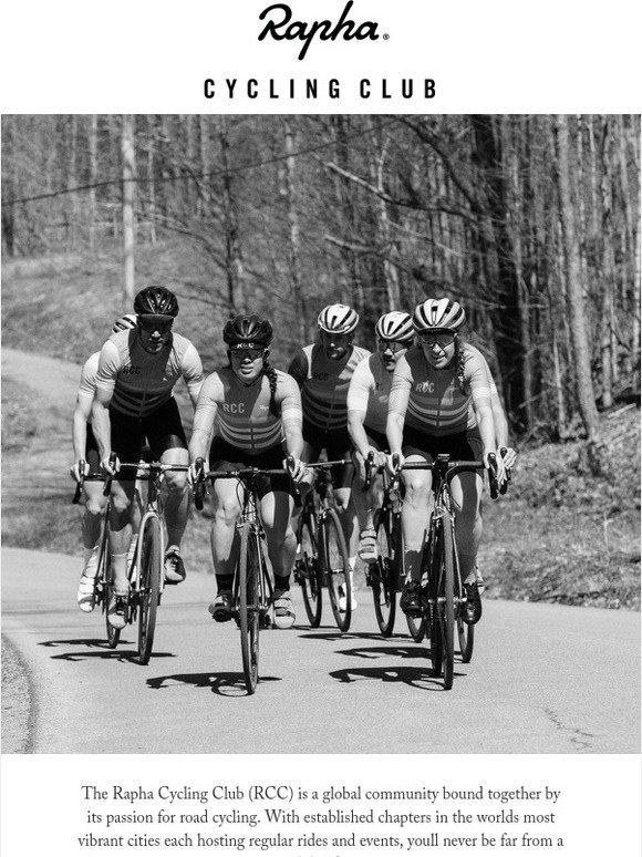 Rapha All together now, the Rapha Cycling Club Milled