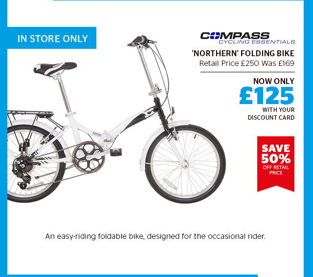 compass northern folding bike