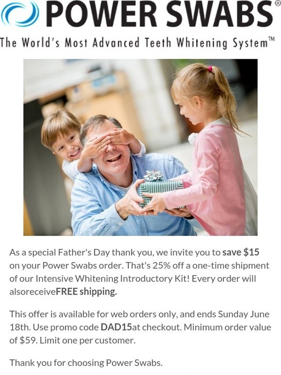 👔 Father's Day Special - Save up to 25% plus FREE shipping
