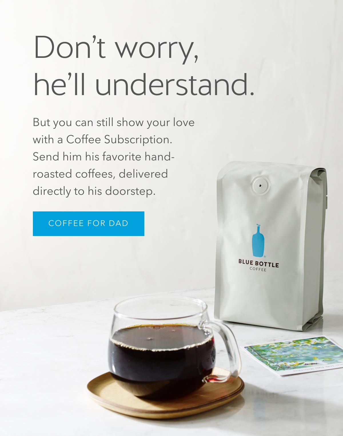 Blue Bottle Coffee Forgot To Buy A Father S Day Gift Milled