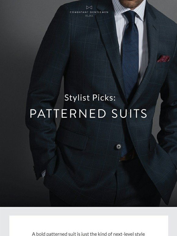 Combatant Gentlemen The Patterned Suit Cheat Sheet Milled 5394