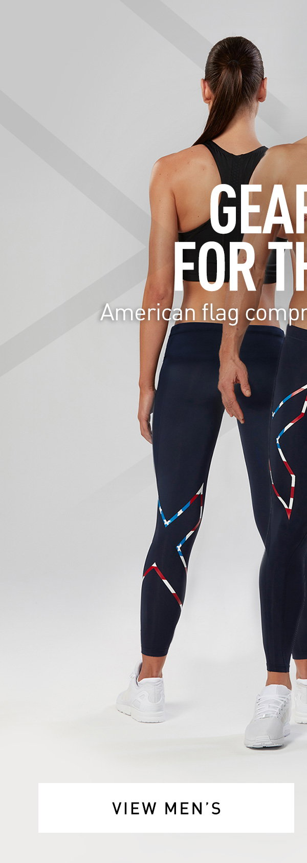 2XU: Limited Edition: USA Compression Tights Milled