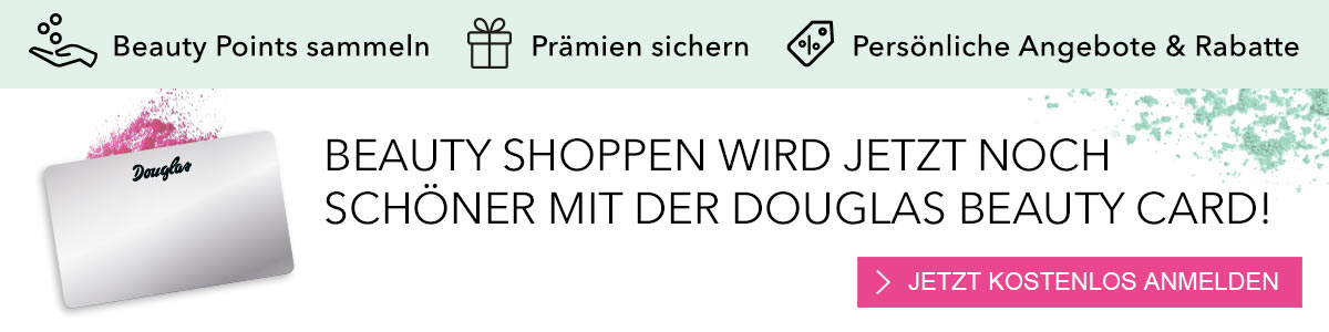Die Douglas Beauty Cards - Nie war shoppen schöner.