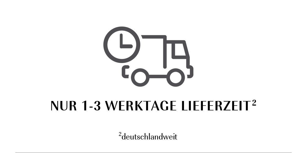 Nur 1–3 Tage Lieferzeit