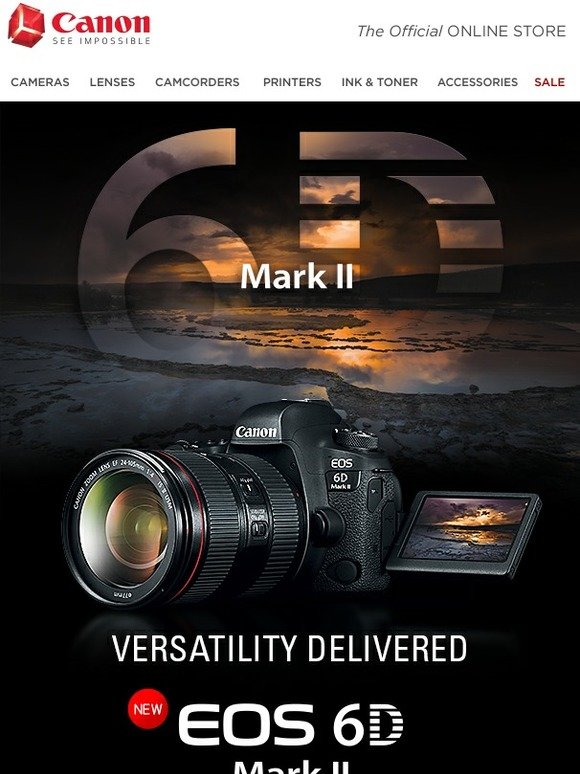 Canon Usa Introducing The New Eos 6d Mark Ii And Eos Rebel Sl2 Cameras Milled 0920