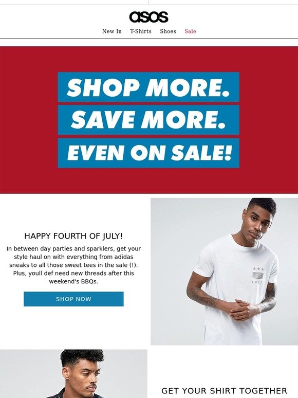 asos 4th of july sale