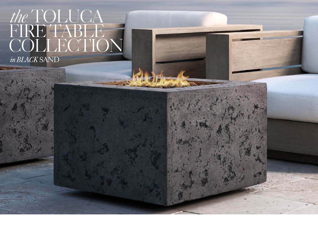 toluca cube fire table