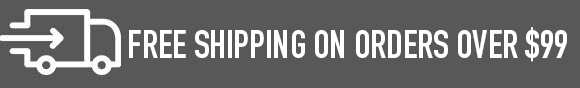 Free Shipping On Orders $99 + or $8 Flat Rate Shipping