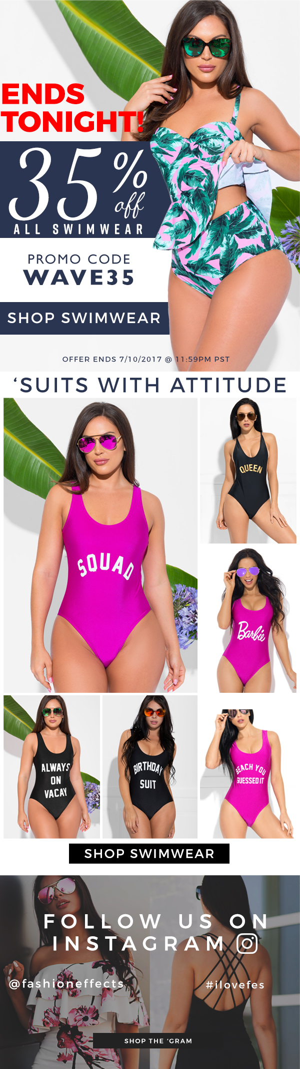 Fashion effect store swimwear online