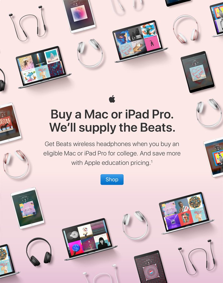 buy ipad get beats