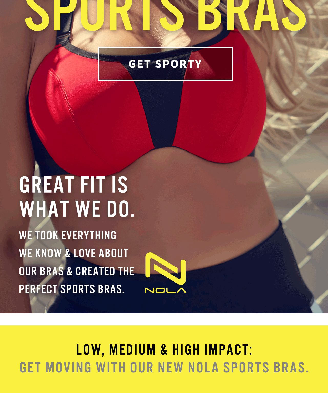 Nola Low Impact Sports Bra