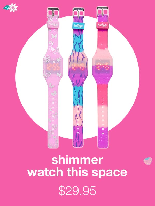 smiggle watch waterproof
