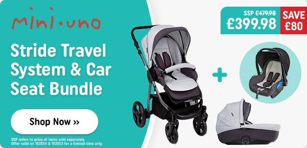 mini uno stride travel system