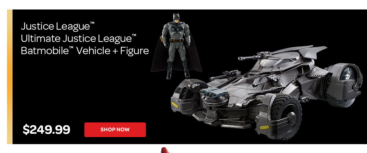 Justice League™ Ultimate Justice League™ Batmobile™ Vehicle + Figure - Shop Now