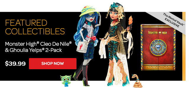 Mattel Vault™ Exclusive - Monster High® Cleo De Nile® & Ghoulia Yelps® 2-Pack - Shop Now