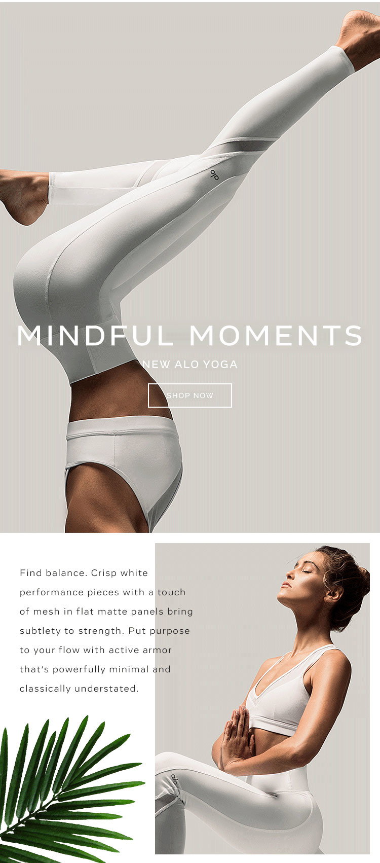 Carbon38: Mindful Moments: New Alo Yoga