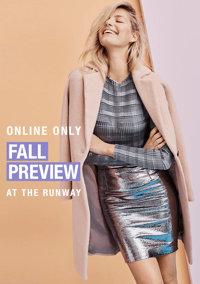 TJ Maxx Online exclusive THE RUNWAY fall preview. Milled