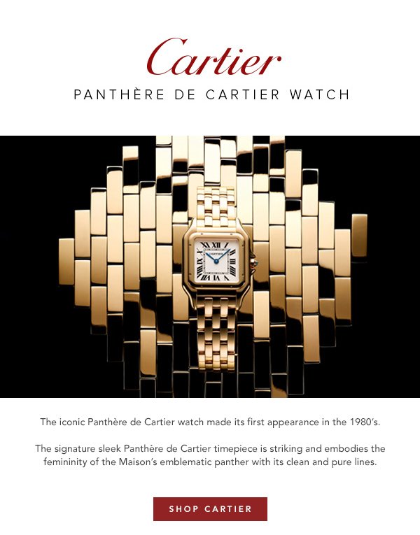 cartier panthere watch tourneau