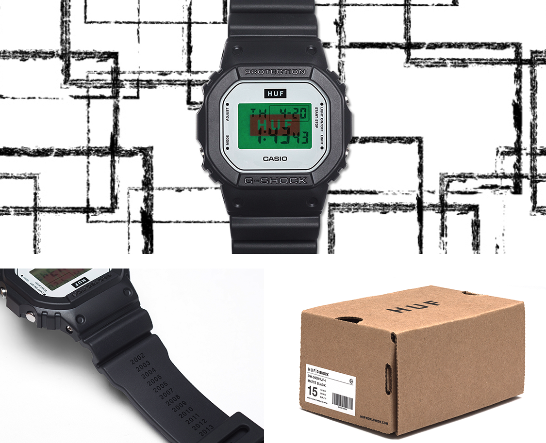 HUF × G-SHOCK 15TH ANNIVERSARY EDITION