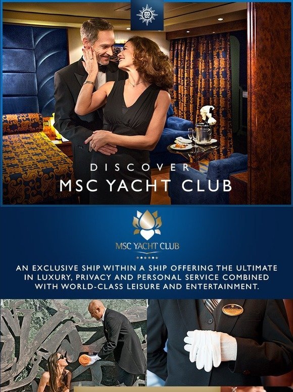 msc yacht club brochure